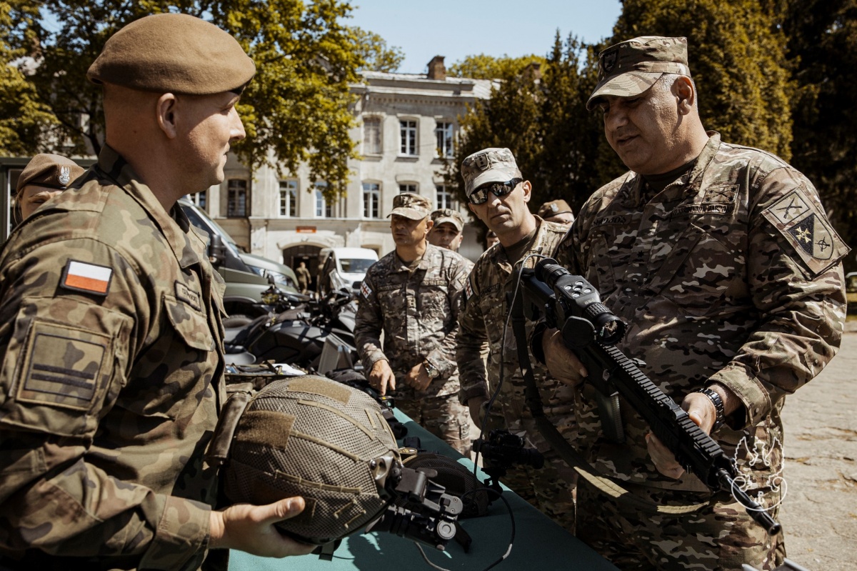 Goście z Gwardii Narodowej Gruzji