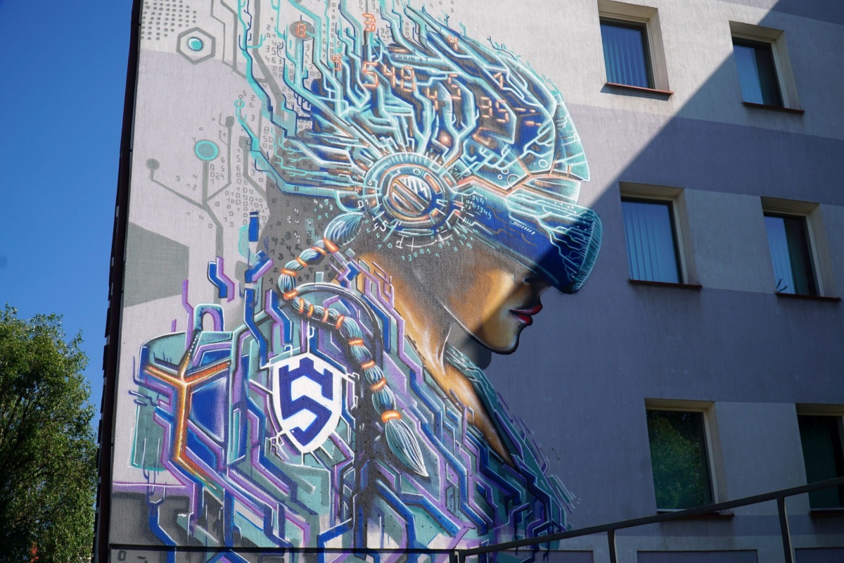 „Student przyszłości” - nowy mural w Siedlcach