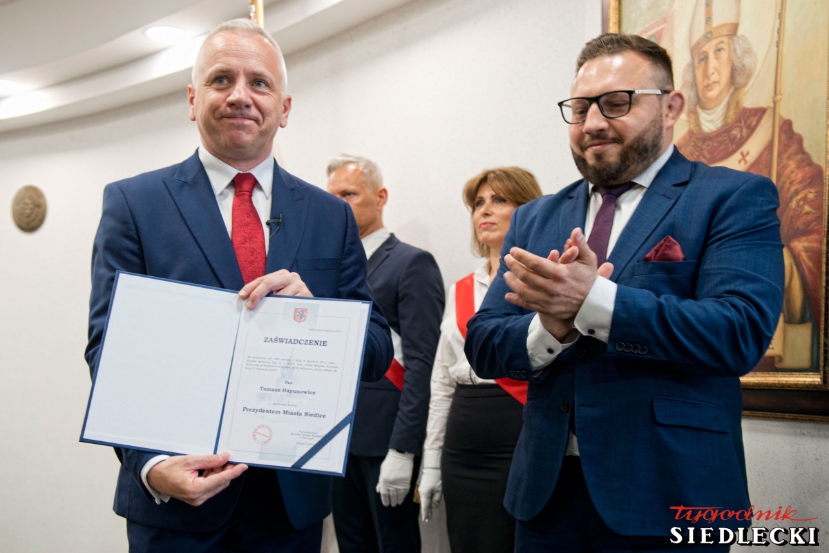 Nowy prezydent Siedlec i nowa rada miasta (zdjęcia+filmy)