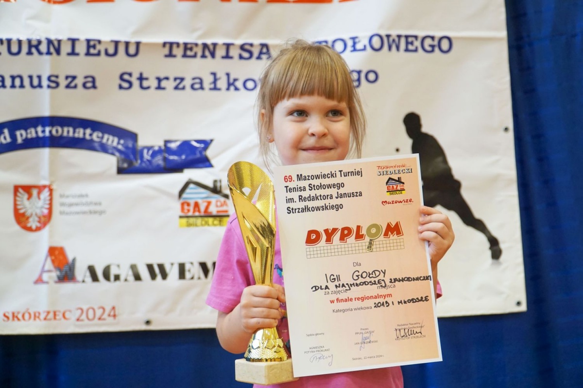 Skórzec ugościł najlepszych pingpongistów - 69. Mazowiecki Turniej Tenisa Stołowego im. Redaktora Janusza Strzałkowskiego (zdjęcia)