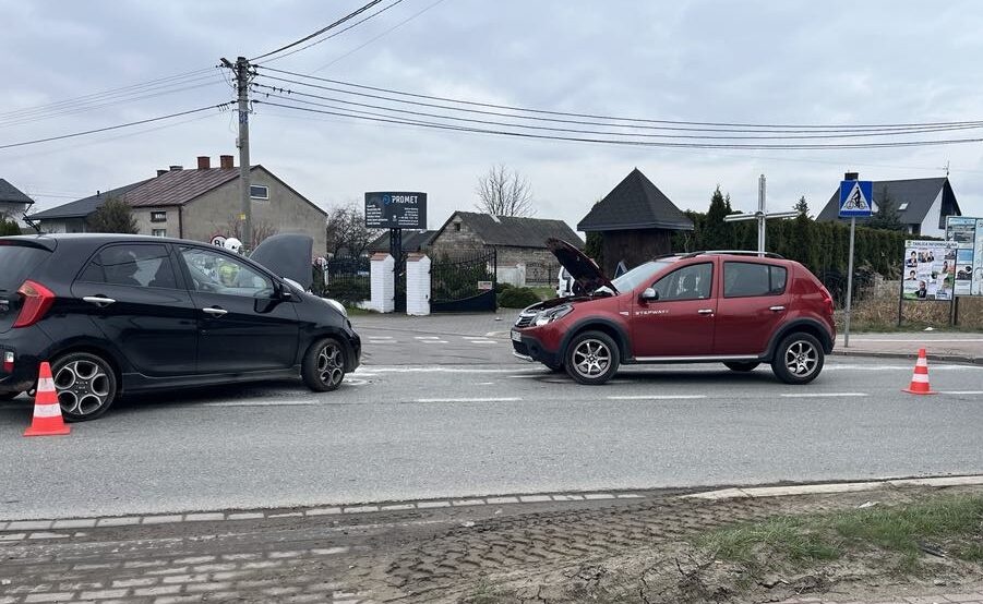 Wypadek w Żelkowie-Kolonii