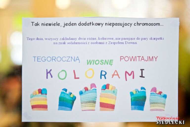 Wiosna ach to ty? Dzień kolorowej skarpetki