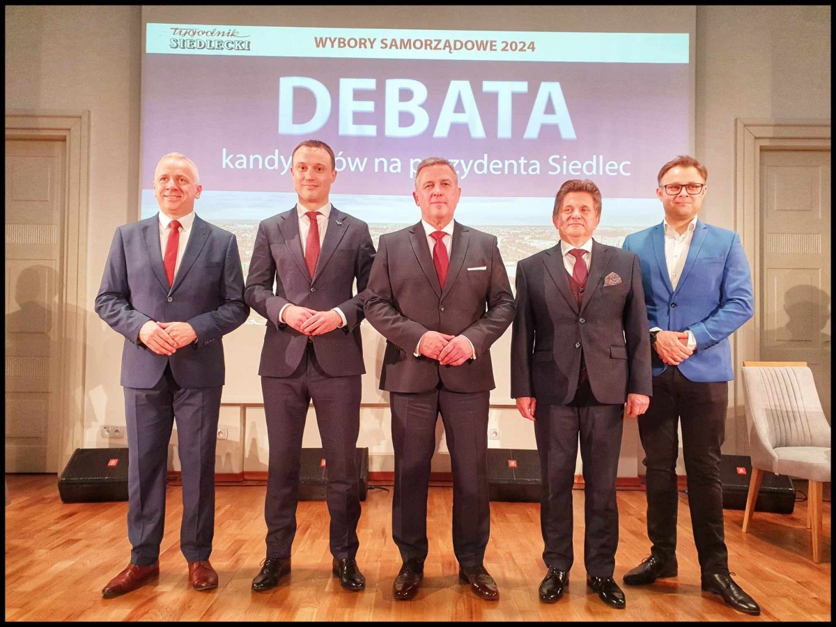 Za nami debata kandydatów na prezydenta Siedlec! Kto wypadł najlepiej? Obejrzyjcie nagranie!