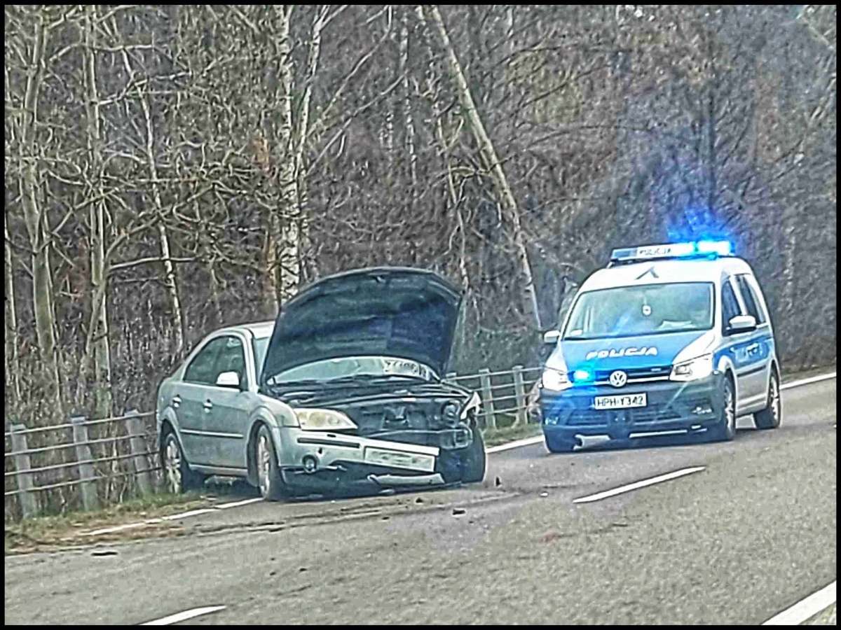 Kolizja w Żelkowie Kolonii