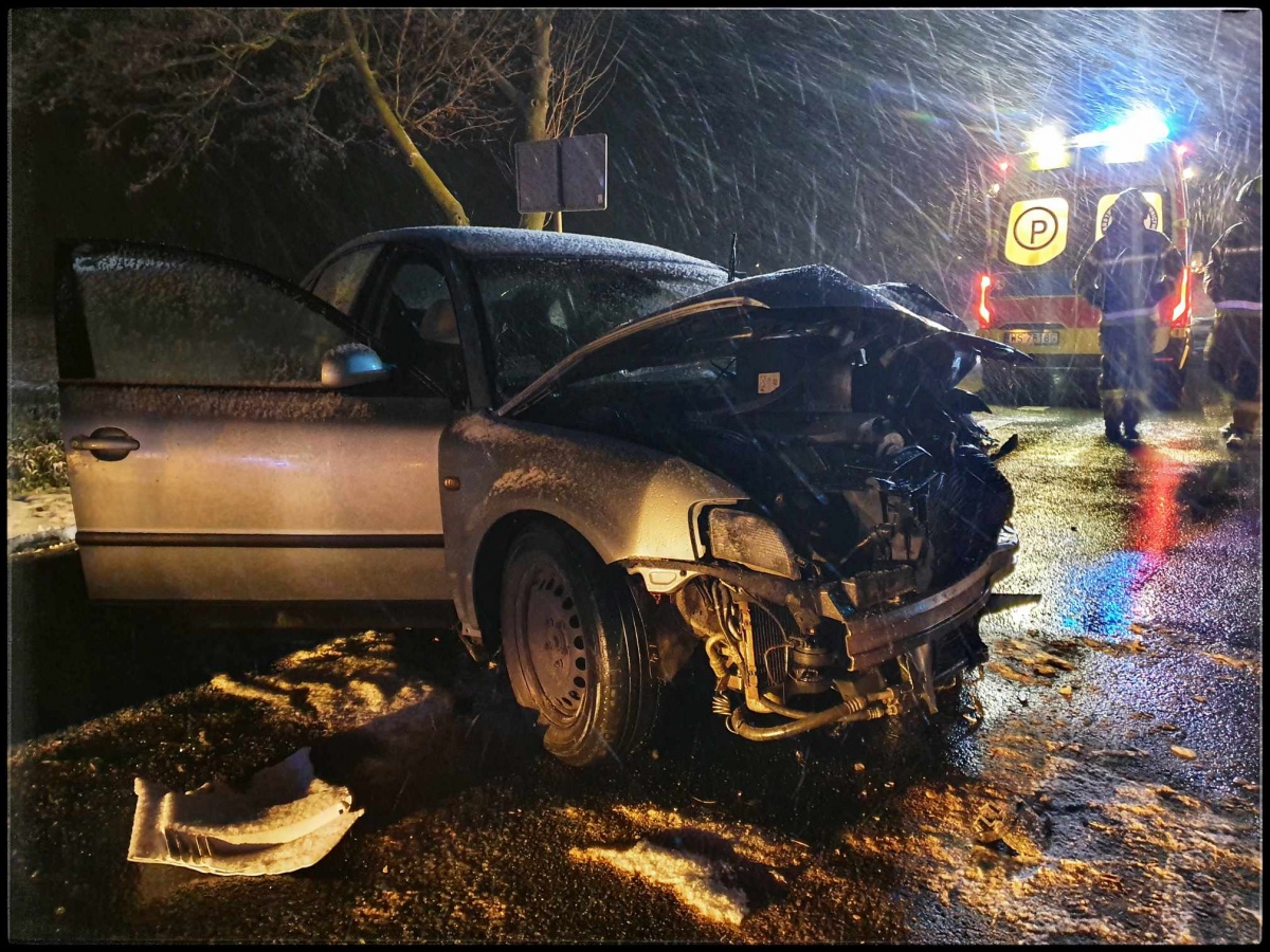 Kolejny wypadek! Tym razem zderzyły się dwa pojazdy na DK nr 2
