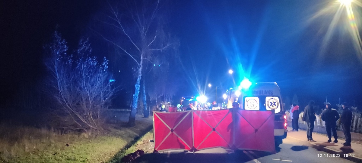 Śmiertelny wypadek w Żebraczce