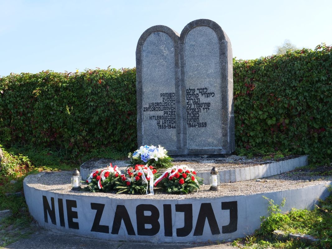 Węgrów: Uroczystości w 81. rocznicę zagłady Żydów