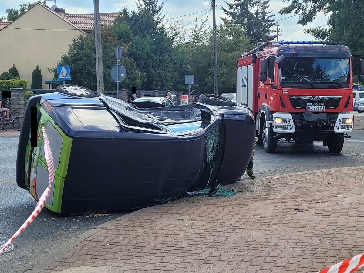 Siedlce: Wypadek na rondzie „placku”