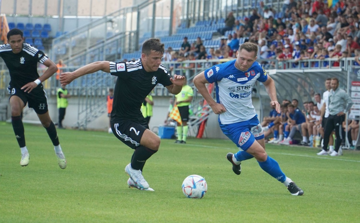 Pogoń Siedlce - ŁKS II Łódź - zamiast z karnych woleli strzelać z gry (zdjęcia)