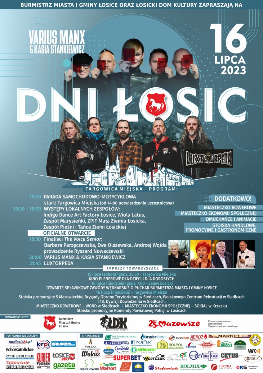 Dni Łosic 2023 - Zapowiada się rozrywkowo!