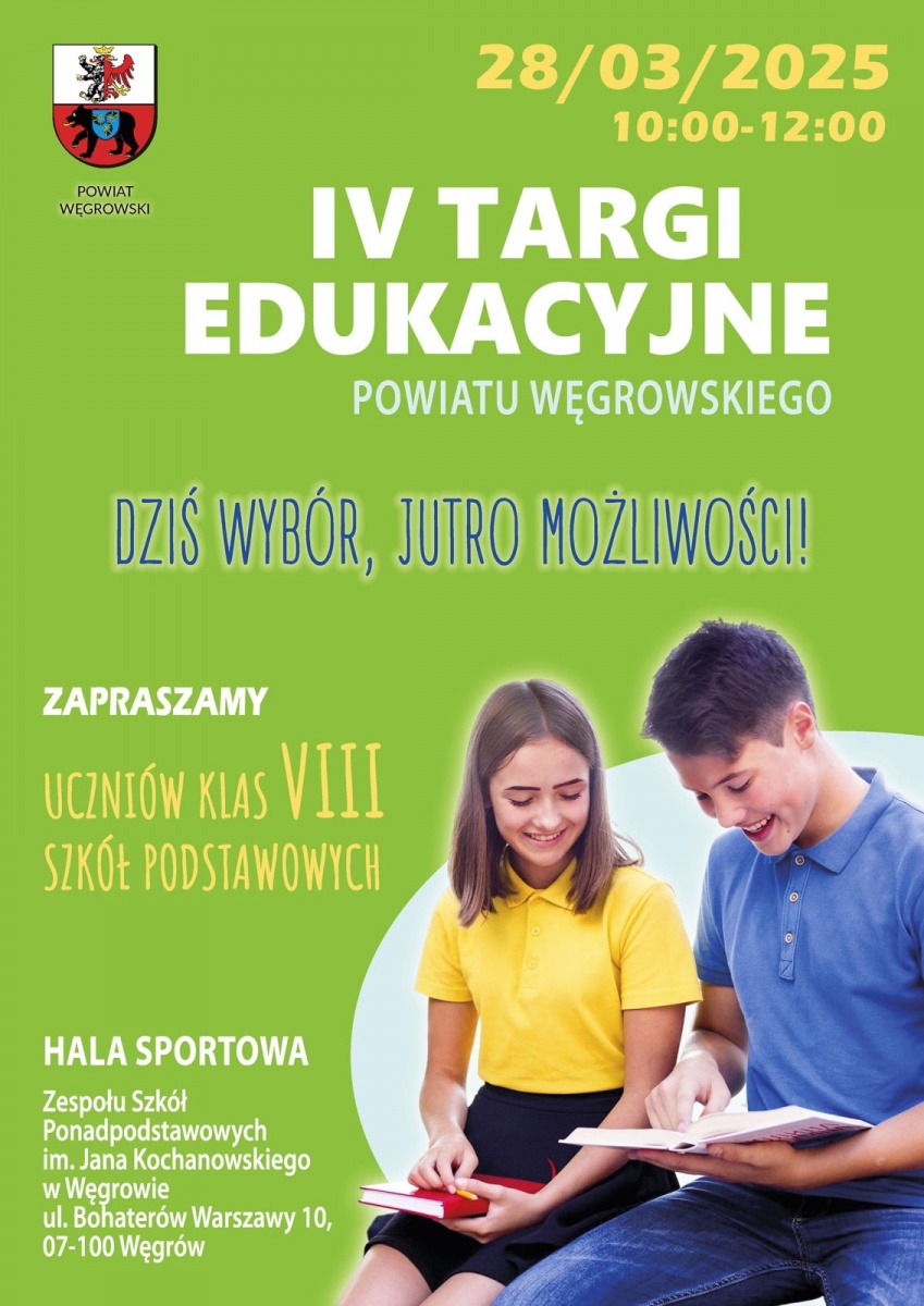 Targi edukacyjne w Węgrowie – oferty edukacyjne dla ośmioklasistów