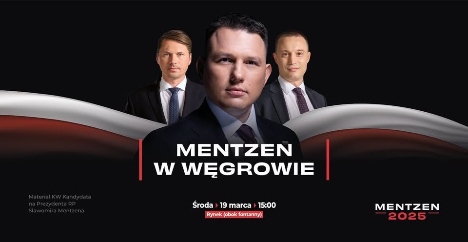 Sławomir Mentzen przyjedzie do Węgrowa