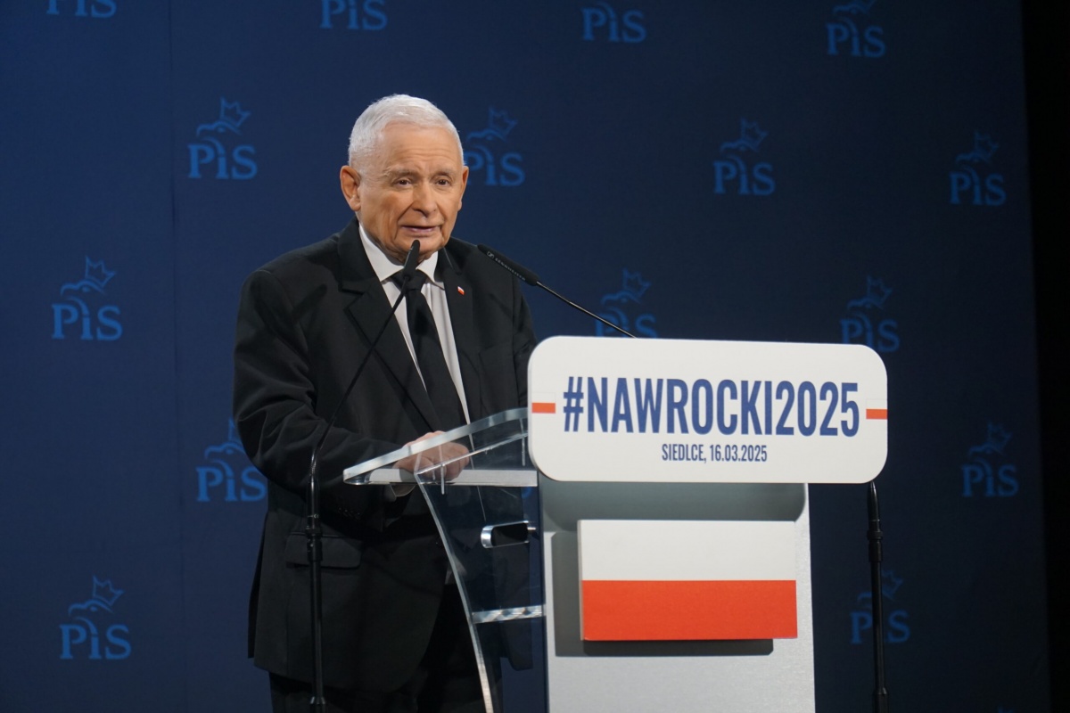 Kaczyński w Siedlcach: Wszystko, tylko nie Trzaskowski