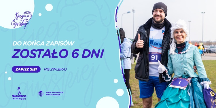 Ostatnie dni zapisów na Bieg Ogińskiej – zostało tylko 6 dni!