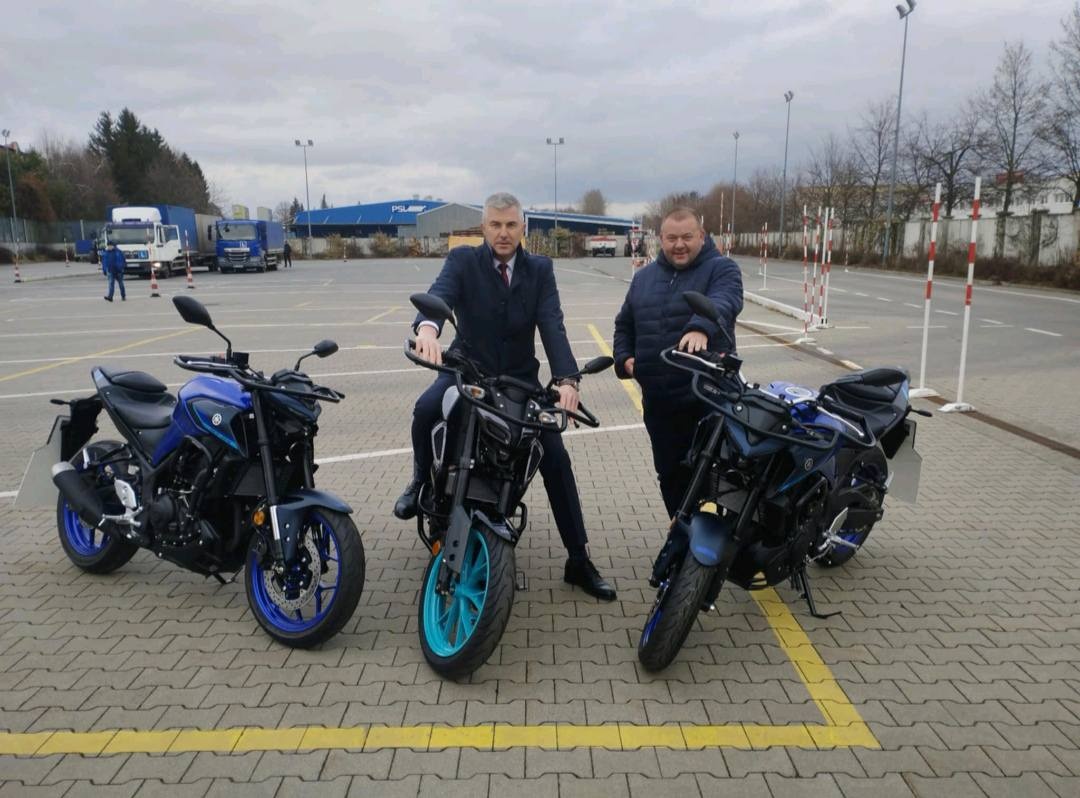 Nowe motocykle egzaminacyjne w WORD