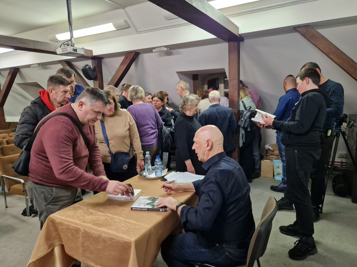 Leszek Żebrowski w Muzeum Regionalnym w Siedlcach
