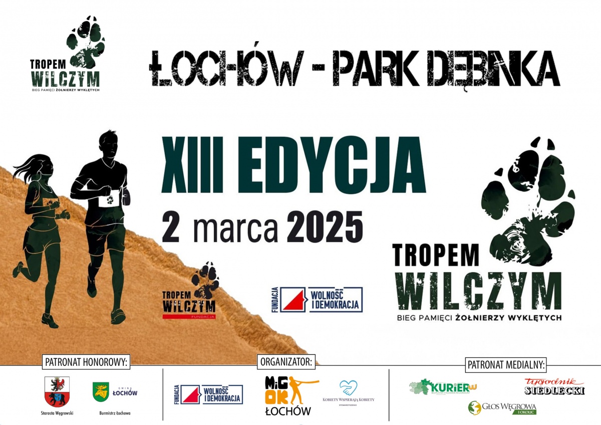Bieg „Tropem Wilczym” w Łochowie