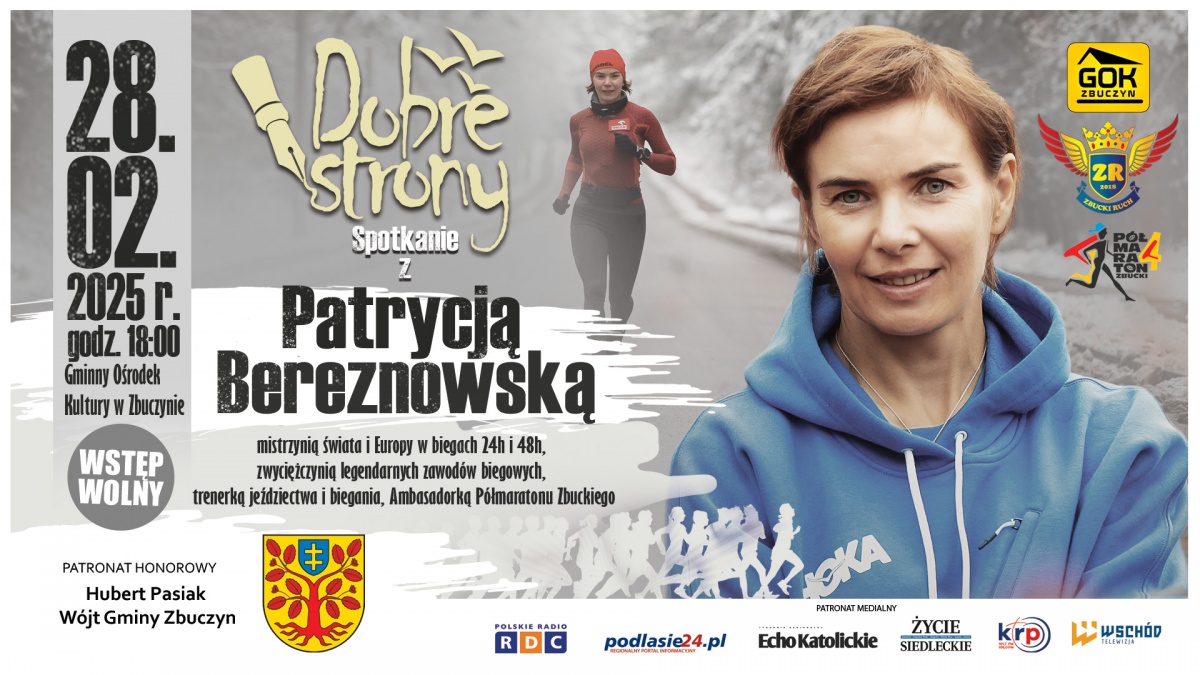 Patrycja Bereznowska - znakomita biegaczka długodystansowa odwiedzi Zbuczyn