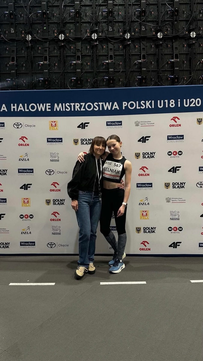Aleksandra Belniak brązową medalistką Halowych Mistrzostw Polski U18