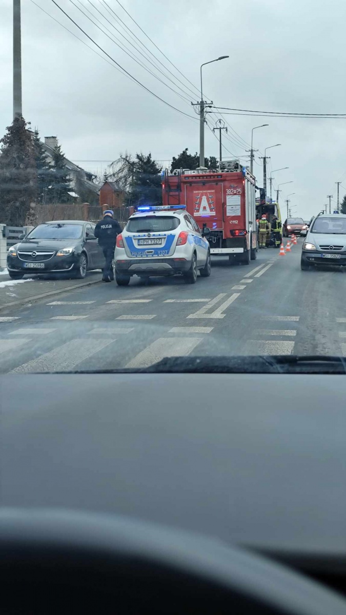 Siedlce: Wypadek na ul. Łukowskiej.