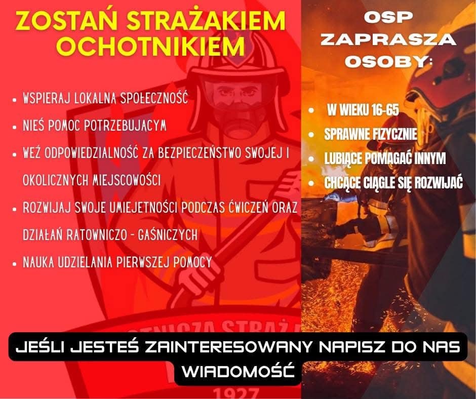 Powiat łukowski: Zostań strażakiem ochotnikiem!