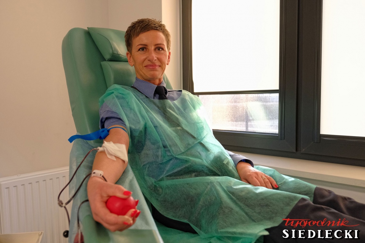 Akcja krwiodawstwa zorganizowana przez funkcjonariuszy Zakładu Karnego w Siedlcach