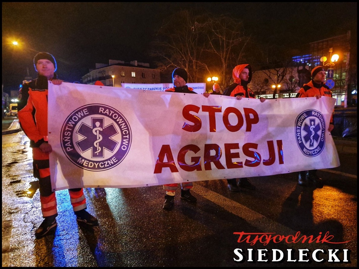 Ulicami Siedlec przeszedł marsz „Stop Agresji”