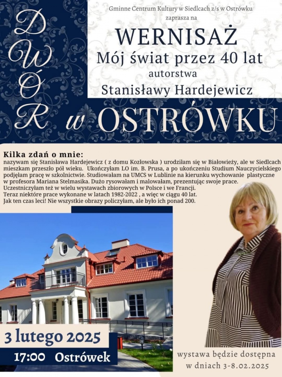 Wernisaż wystawy prac Stanisławy Hardejewicz