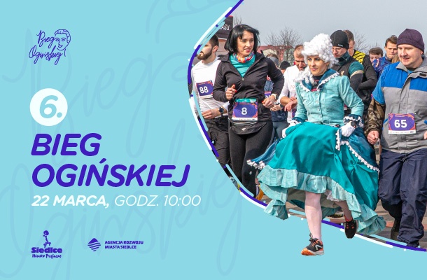 Agencja Rozwoju Miasta Siedlce zaprasza do zapisów na 6. Bieg Ogińskiej!