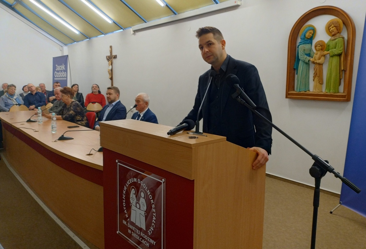 Patryk Jaki w Siedlcach: To walka o przyszłość Polski
