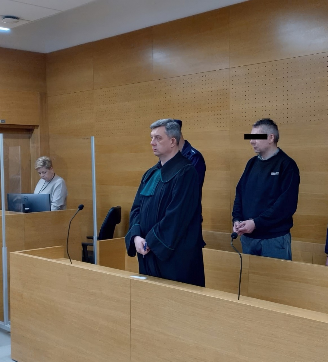 Zabójca komorniczki z Łukowa usłyszał wyrok 25 lat więzienia