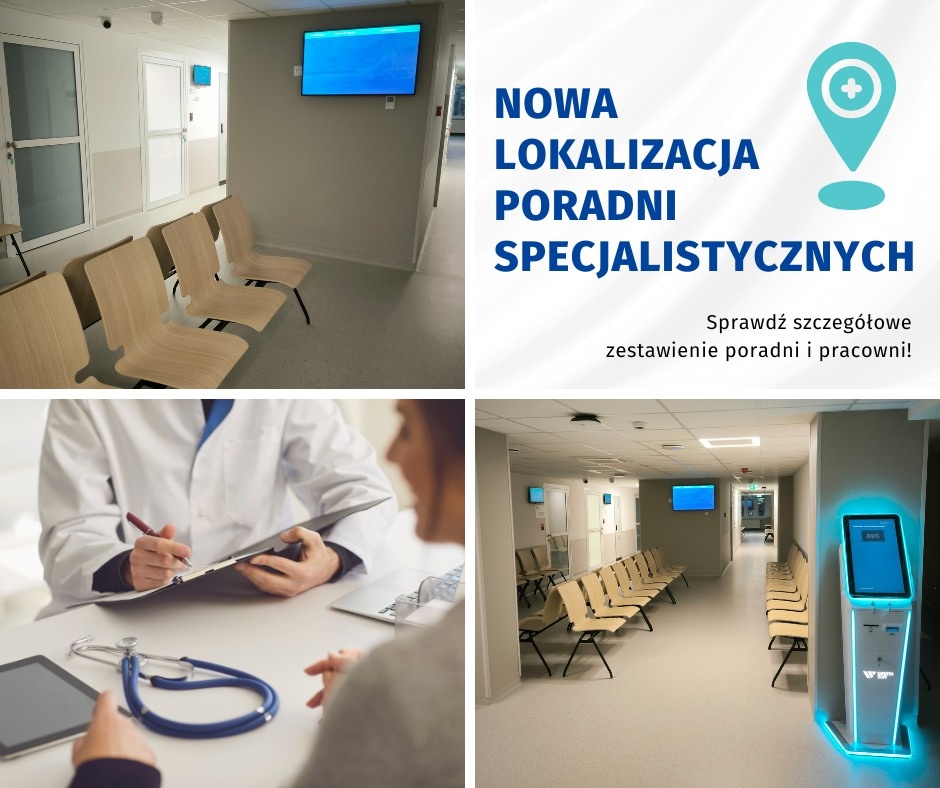 Szczegółowa lokalizacja poradni specjalistycznych w Mazowieckim Szpitalu Wojewódzkim