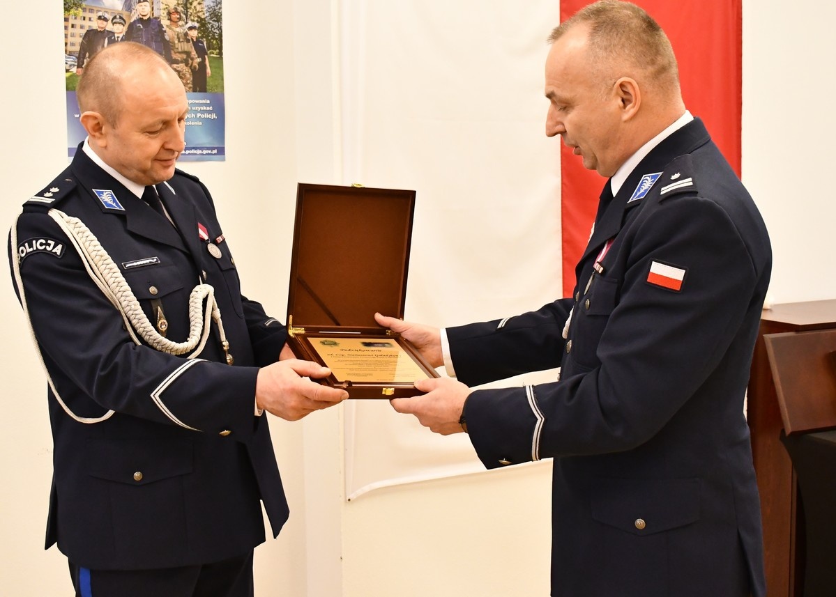 Zasłużona policyjna emerytura mł. insp. Dariusza Gaładyka