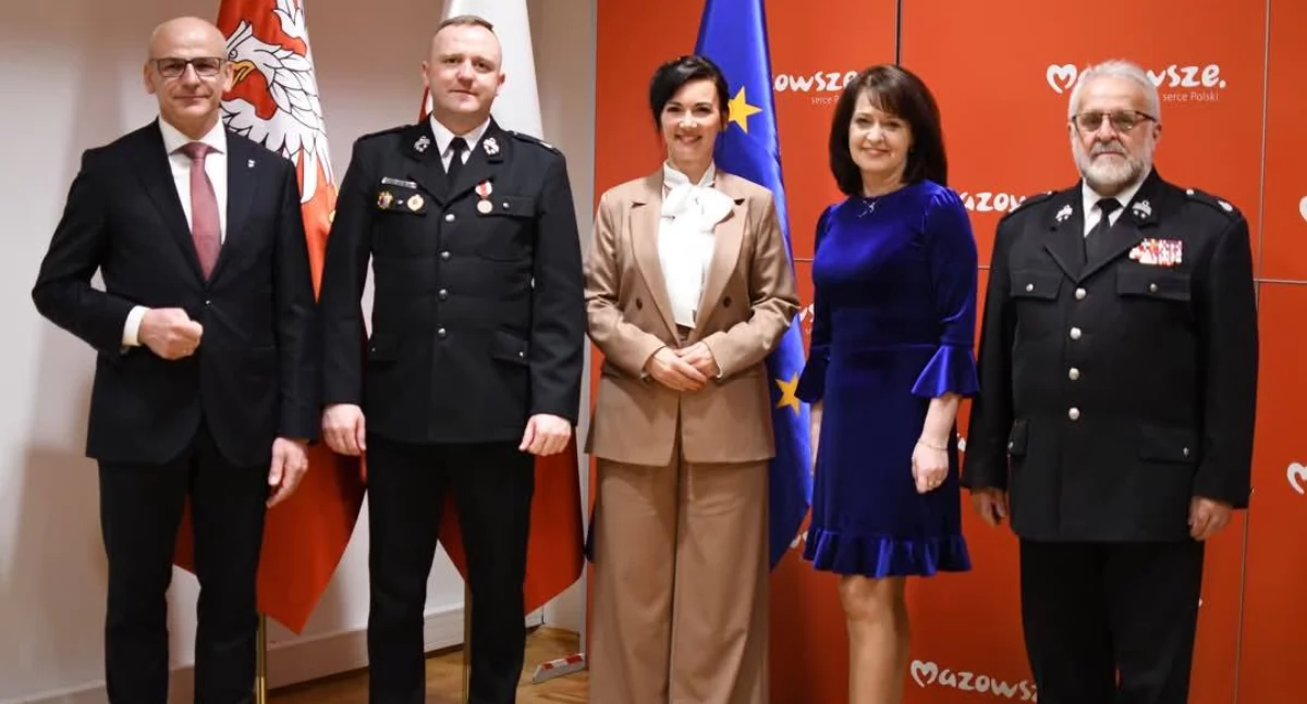 Druh z OSP Sadowne uhonorowany tytułem „Strażak Miesiąca”