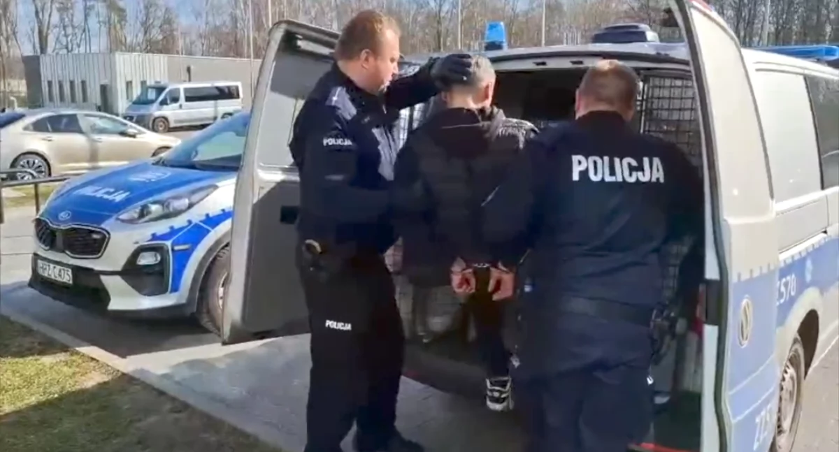 Gruzini zatrzymani po próbie kradzieży i groźbach z użyciem noża (video)