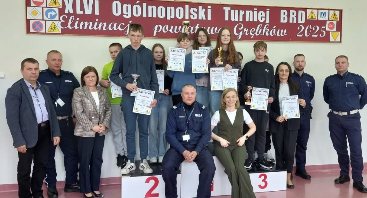 Turniej BRD. Zwyciężyli uczniowie z Węgrowa i z Grębkowa