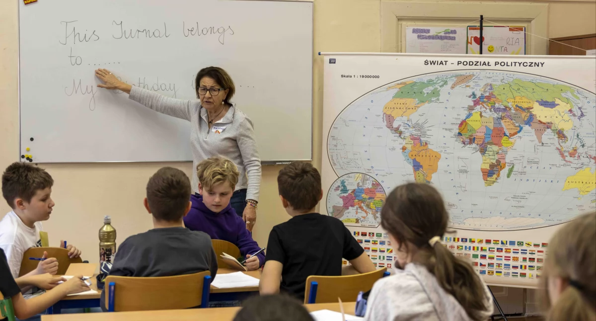 Amerykanie uczyli angielskiego w Siennicy