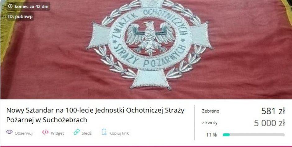 Strażacy zbierają na sztandar