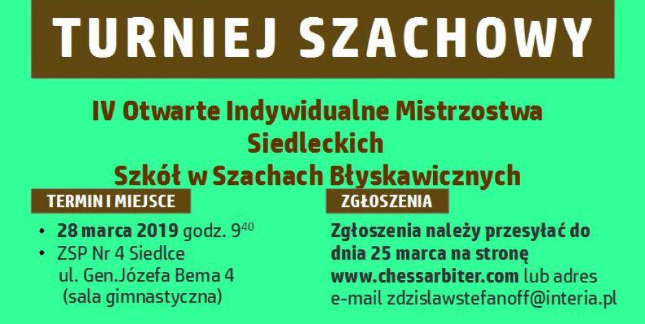 Szachy błyskawiczne - mistrzostwa