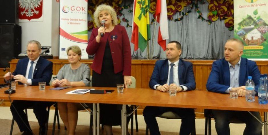 Wicemarszałek na spotkaniu w Wiśniewie