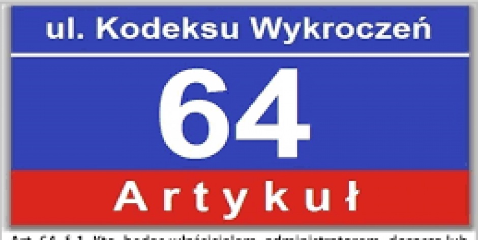 Do 250 złotych za brak tabliczki z numerem na budynku 