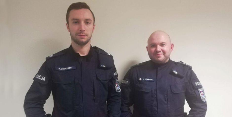 Mińscy policjanci eskortowali dziecko do szpitala