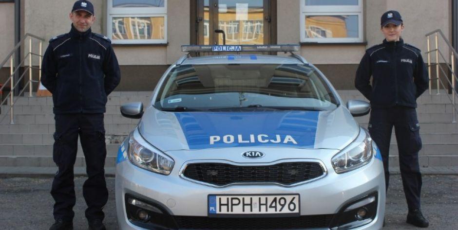 Policjanci pomogli ugasić pożar. Zostali docenieni