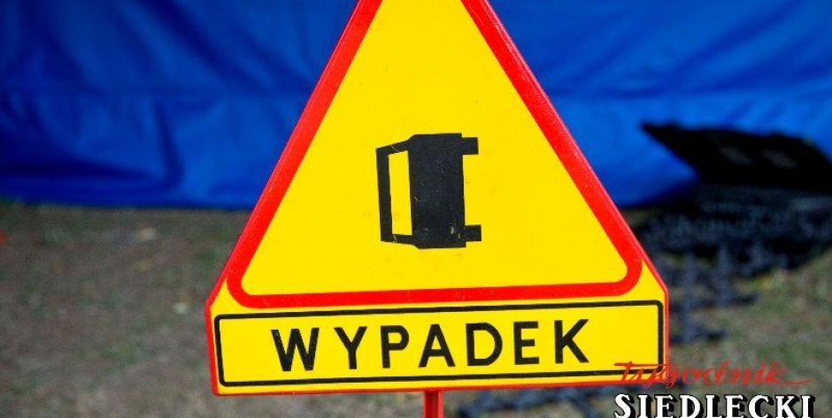 Rowerzysta uderzył w ciężarówkę