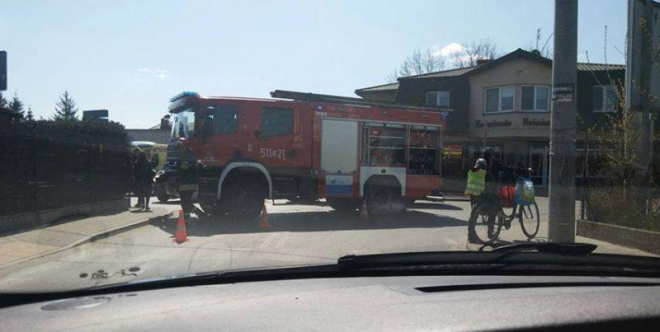 Wymusiła pierwszeństwo ciężarówce