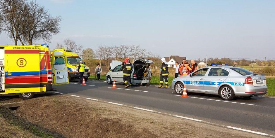 Wypadek w Woli Suchożebrskiej/Trzy osoby w szpitalu