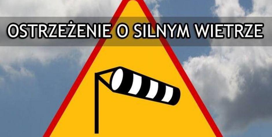 Ostrzeżenie przed silnym wiatrem