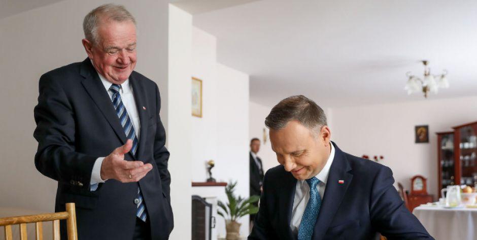 Prezydent RP odwiedził byłego prezydenta Siedlec