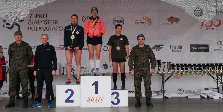 Barbara Jóźwiak najszybsza podczas Mistrzostw Wojsk Obrony Terytorialnej w Półmaratonie
