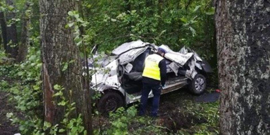 Tragedia na drodze. Nie żyje 4 mężczyzn z powiatu węgrowskiego